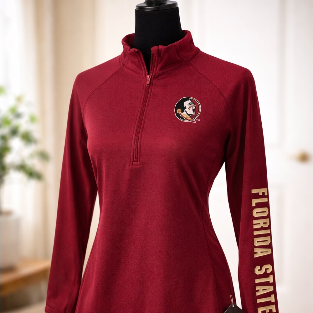 Florida State Seminoles Women’s 1/4 Zip Garnet NWT LG | Pacific 44 Curated - FSU